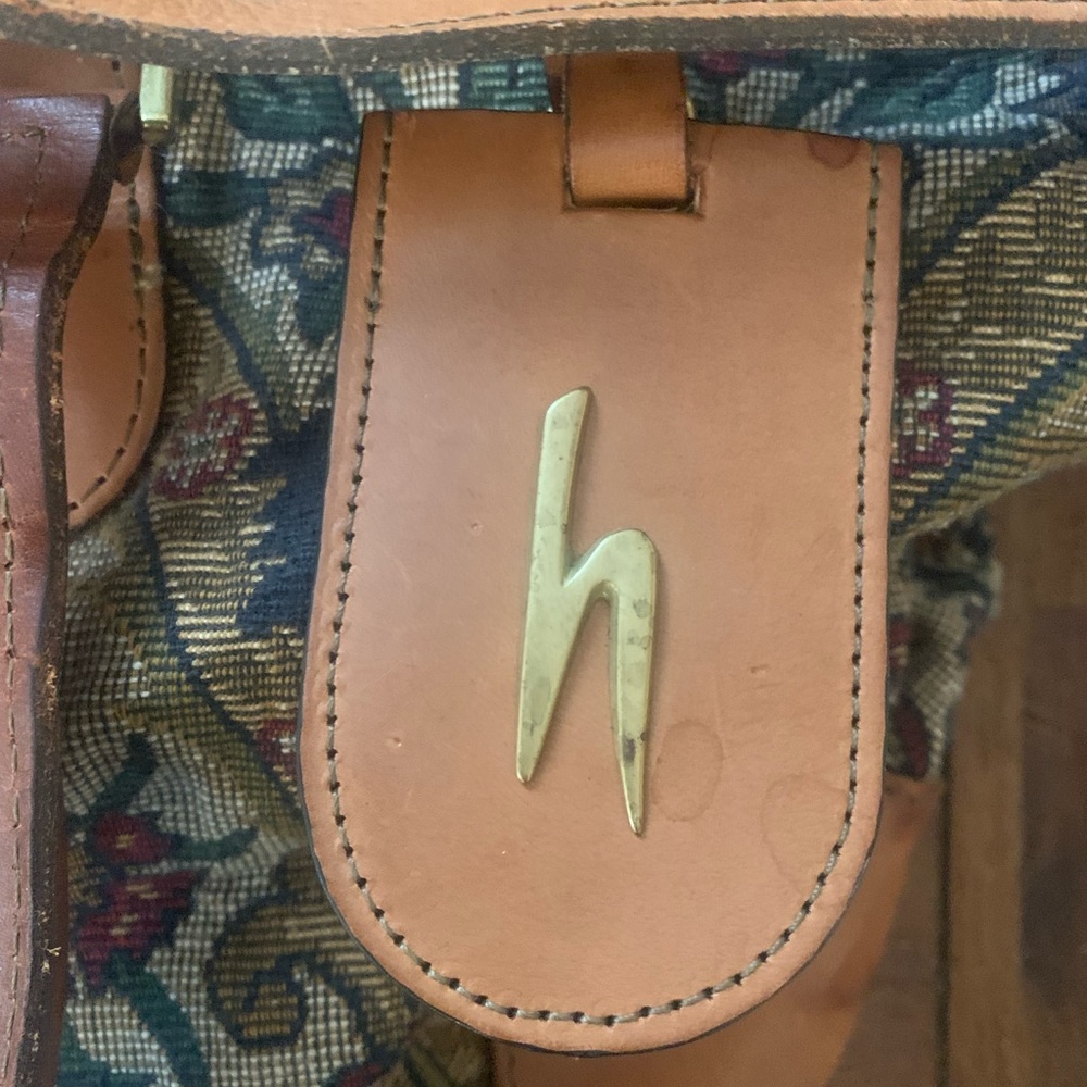 Very Rare Vintage Hartman “FLAME” Tapestry Weekender/duffle Bag - Picture 2 of 9